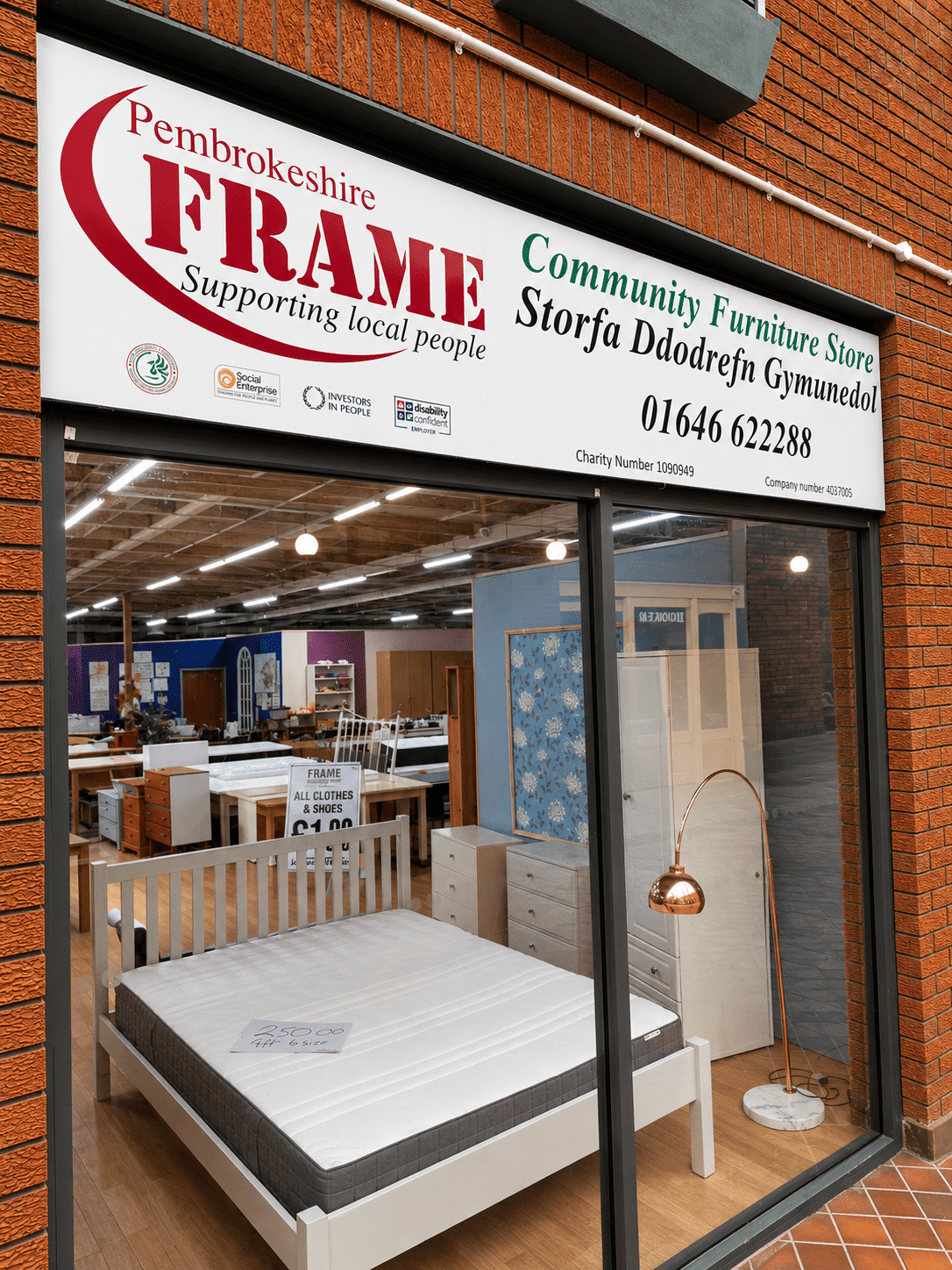 Clothing and accessories at FRAME Pembroke Dock