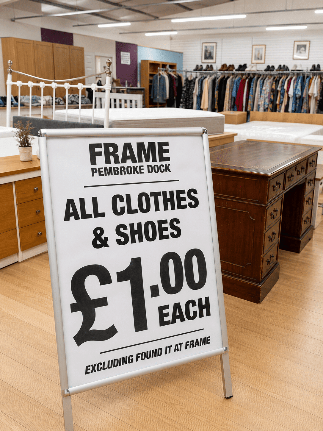 Sofas and furniture at FRAME Pembroke Dock